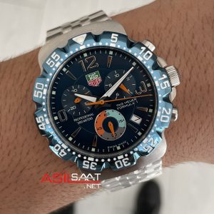 TAG Heuer Formula 1 Mavi Kadran 43mm Silver Replika Saat