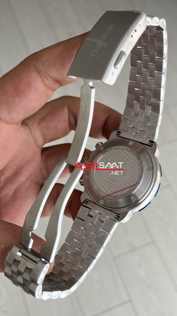 TAG Heuer Formula 1 Mavi Kadran 43mm Silver Replika Saat TAG Heuer Formula 1 Mavi Kadran 43mm Silver Replika Saat