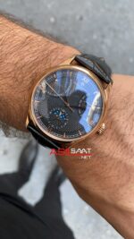 Vacheron Constantin Moonphase Rose Siyah Kadran Deri Kordon