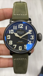Zenith Pilot Yeşil PVD Siyah Kasa