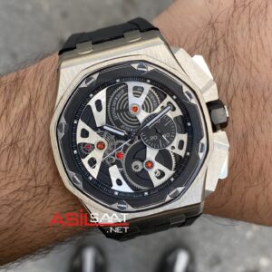 Audemars Piguet Royal Oak Offshore Consept 45 mm Silver Replika Saat