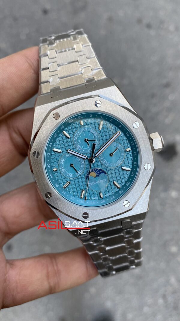 Audemars Piguet Royal Oak Perpetual Calendar 26613ST Tiffany Replika Saat Audemars Piguet Royal Oak Perpetual Calendar 26613ST Tiffany Replika Saat