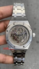 Audemars Piguet Royal Oak Skeleton 41 mm Gri Kadran Replika Saat