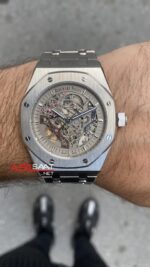 Audemars Piguet Royal Oak Skeleton 41 mm Gri Kadran Replika Saat