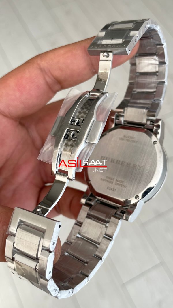 Burberry BU9351 The City Herenhorloge Chronograph Siyah 42mm Replika Saat Burberry BU9351 The City Herenhorloge Chronograph Siyah 42mm Replika Saat