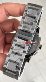 Burberry BU9365 The City Gunmetal Chronograph Mavi 42mm Replika Saat