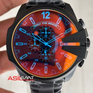 Diesel DZ4318 Mega Chief Black PVD 51mm Erkek Kol Saati