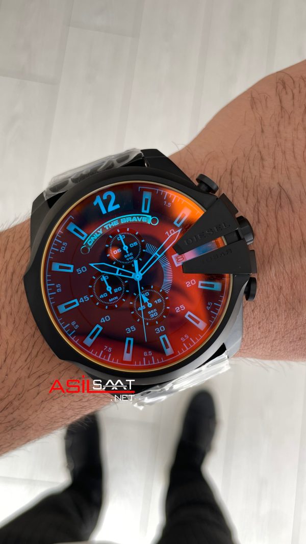 Diesel DZ4318 Mega Chief Black PVD 51mm Erkek Kol Saati Diesel DZ4318 Mega Chief Black PVD 51mm Erkek Kol Saati
