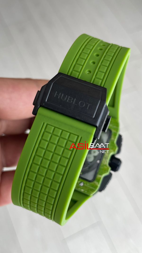 Hublot Square Bang Unico Pistachio Green Carbon Chronograph 45mm