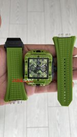 Hublot Square Bang Unico Pistachio Green Carbon Chronograph 45mm