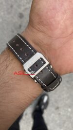 Iwc Big Pilot Tourbillon Double 44 mm Silver Replika Saat