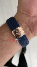 Patek Philippe Aquanaut Mavi Kadran 5168G Rose 40 mm Replika Saat