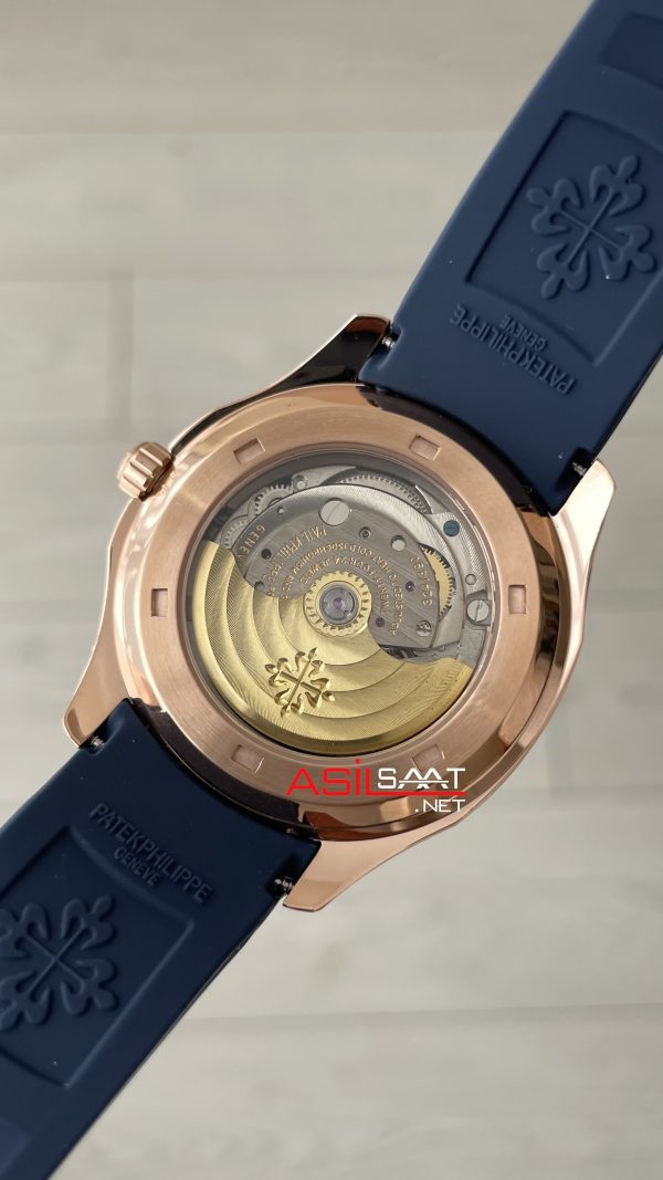 Patek Philippe Aquanaut Mavi Kadran 5168G Rose 40 mm Replika Saat