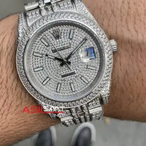 Rolex Datejust Diamond Jubilee 41 mm Replika Saat