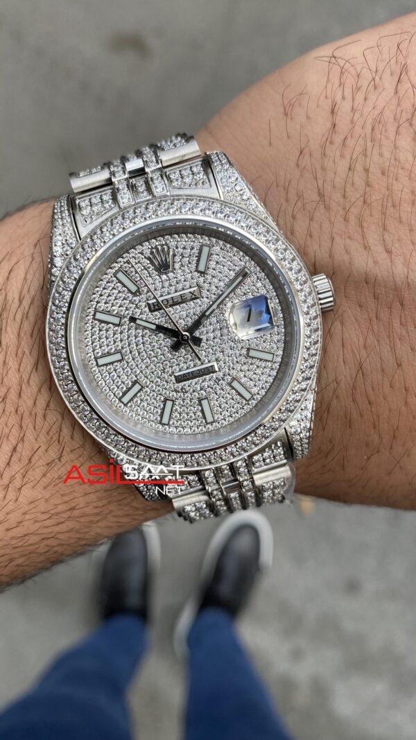 Rolex Datejust Diamond Jubilee 41 mm Replika Saat Rolex Datejust Diamond Jubilee 41 mm Replika Saat