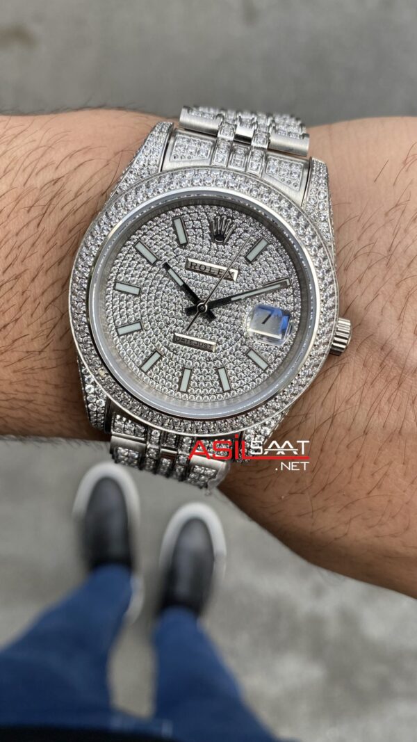 Rolex Datejust Diamond Jubilee 41 mm Replika Saat Rolex Datejust Diamond Jubilee 41 mm Replika Saat