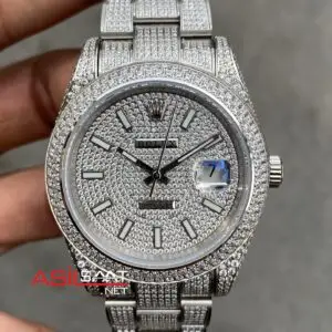 Rolex Datejust Diamond Oyster 41 mm Replika Saat