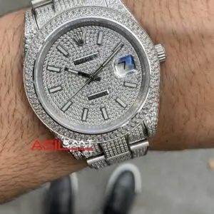 Rolex Datejust Diamond Oyster 41 mm Replika Saat