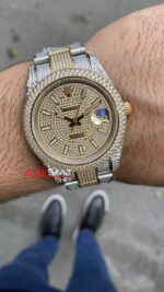 Rolex Datejust Diamond Oyster 41 mm Two Tone Replika Saat