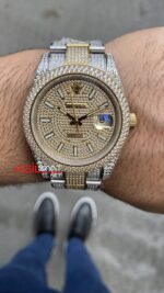 Rolex Datejust Diamond Oyster 41 mm Two Tone Replika Saat
