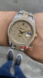 Rolex Datejust Diamond Oyster 41 mm Two Tone Replika Saat