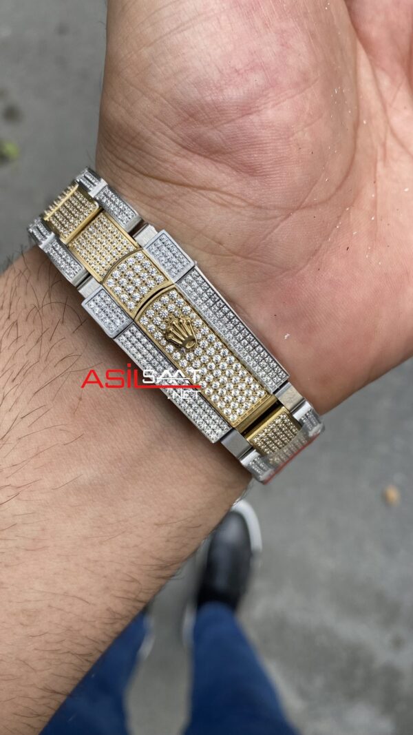 Rolex Datejust Diamond Oyster 41 mm Two Tone Replika Saat