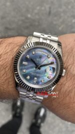 Rolex Day Date Taşlı Jubilee 118239 Replika Saat