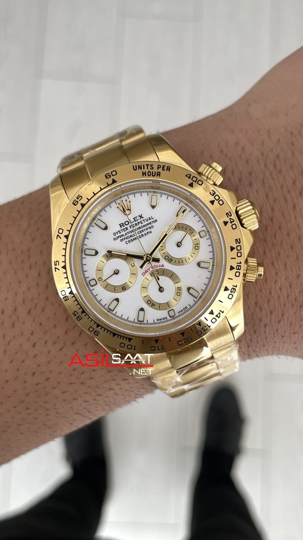rolex-daytona-cosmograph-126508-gold-beyaz-40mm-replika-saat-2 Rolex Daytona Cosmograph 126508 Gold Beyaz 40mm Replika Saat