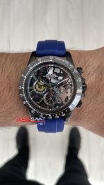 Rolex Daytona Juan Pablo Montoya Oysterflex PVD Mavi 42mm Replika Saat