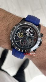 Rolex Daytona Juan Pablo Montoya Oysterflex PVD Mavi 42mm Replika Saat