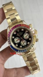 Rolex Daytona Rainbow 116598RBOW Gold 40mm Replika Saat