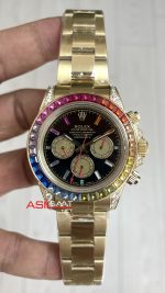 Rolex Daytona Rainbow 126598RBOW Replika Saat
