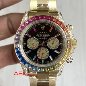Rolex Daytona Rainbow 126598RBOW Replika Saat