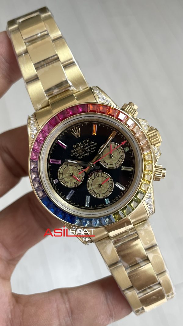 Rolex Daytona Rainbow 126598RBOW Replika Saat