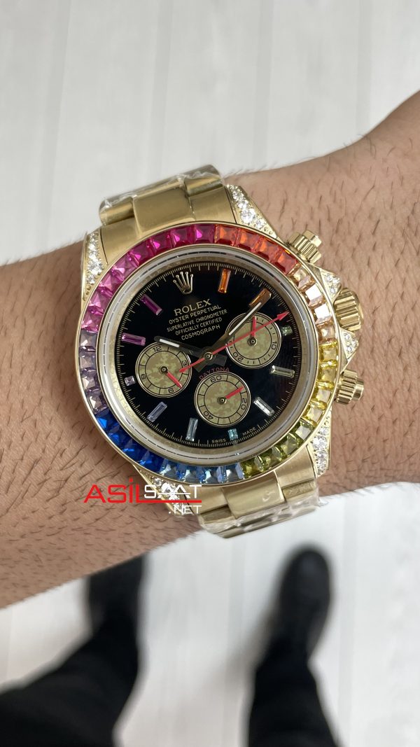 Rolex Daytona Rainbow 126598RBOW Replika Saat