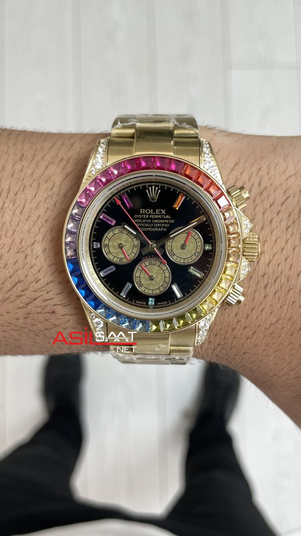 Rolex Daytona Rainbow 126598RBOW Replika Saat