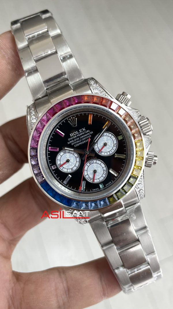Rolex Daytona Rainbow 126599RBOW Replika Saat Rolex Daytona Rainbow 126599RBOW Replika Saat