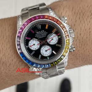 Rolex Daytona Rainbow 126599RBOW Replika Saat