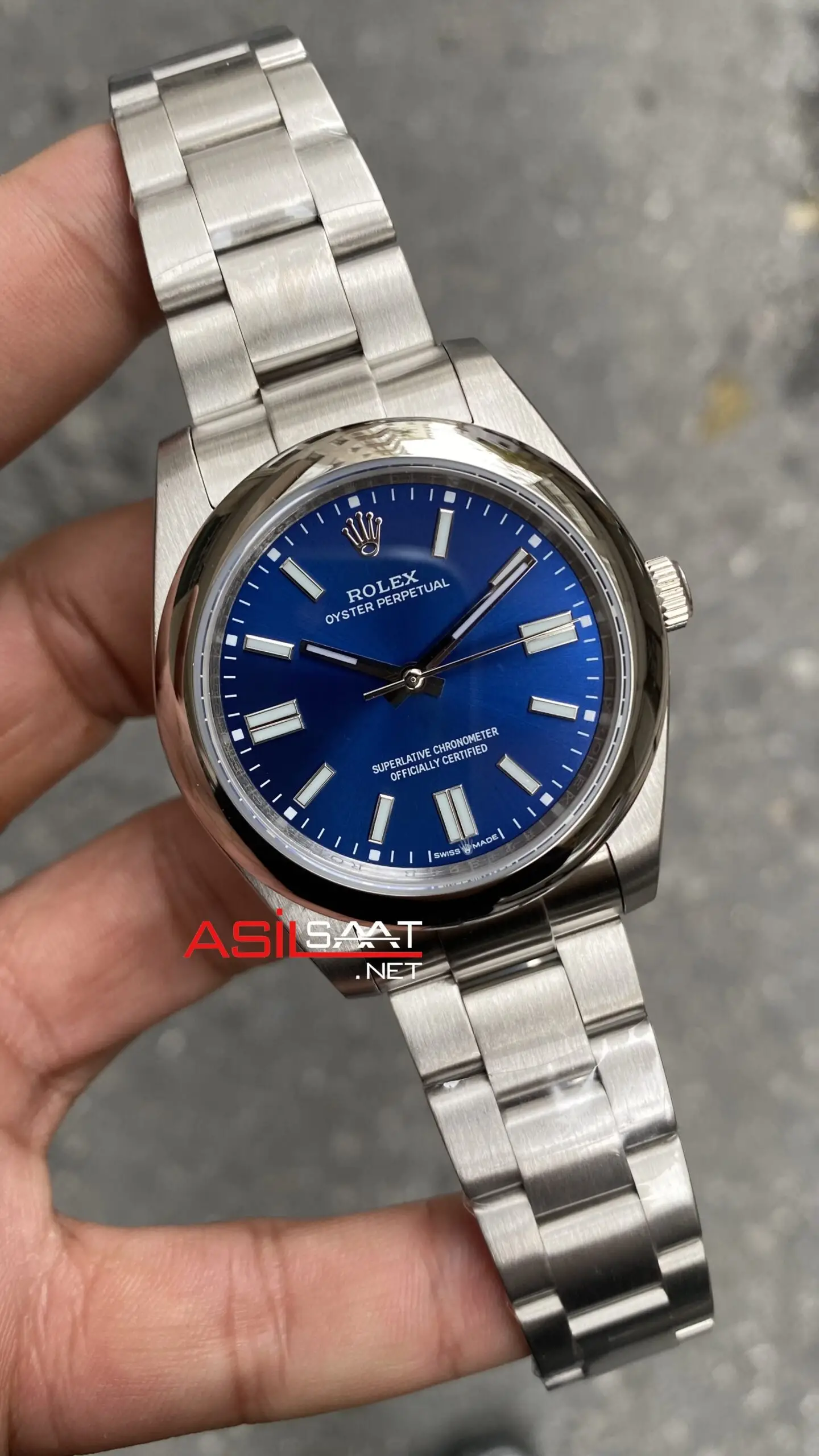 Rolex Oyster Perpetual Mavi 124300 Blue 41 mm