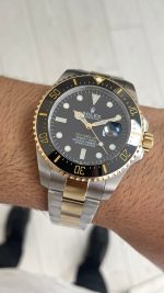 Rolex Sea Dweller 126603 Two Tone Gold 43mm Replika Saat