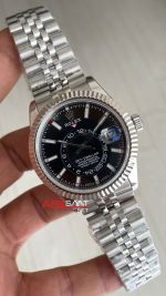 Rolex Sky Dweller Siyah 336934 Jubilee 42mm Swiss ETA Saat