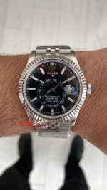 Rolex Sky Dweller Siyah 336934 Jubilee 42mm Swiss ETA Saat