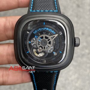 SevenFriday Priors Court P Serisi PVD Black Replika Saat