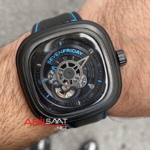 SevenFriday Priors Court P Serisi PVD Black Replika Saat