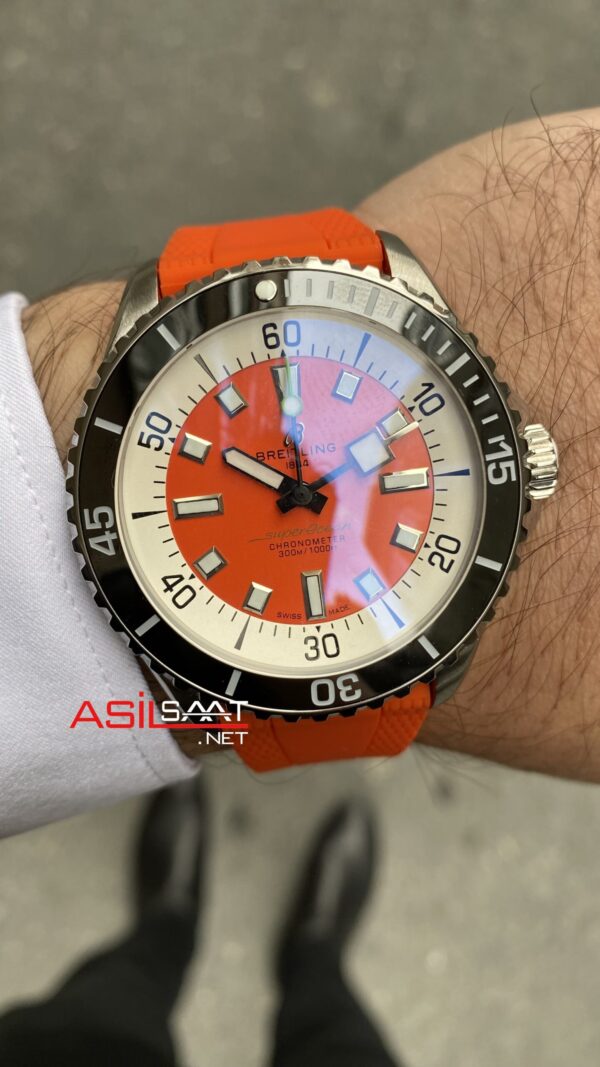 Breitling Superocean 44 mm Turkuaz Replika Saat