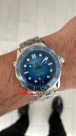Omega Seamaster Diver Summer Blue 42mm 75th Anniversary Replika Saat