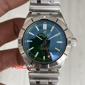 Breitling Chronomat GMT Yeşil Kadran 40mm Replika Saat