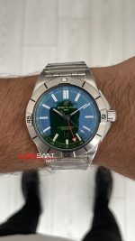 Breitling Chronomat GMT Yeşil Kadran 40mm Replika Saat