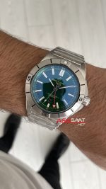 Breitling Chronomat GMT Yeşil Kadran 40mm Replika Saat