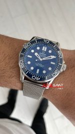 Omega Seamaster Diver 300M James Bond 007 Mavi Kadran 60th Anniversary 42mm Replika Saat